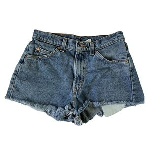 Vintage Levis White tag denim shorts
